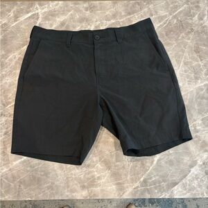 Travis Mathew Charcoal Flat Front Shorts
